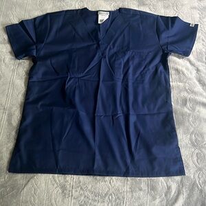 Uniform Advantage Scrub Top Navy Medium
